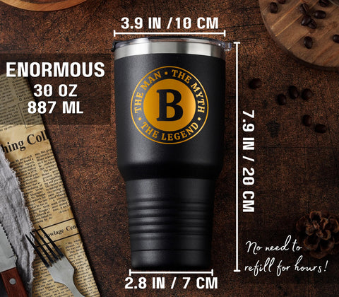 Onebttl vaso de viaje para hombre, mito y leyenda, regalo único.