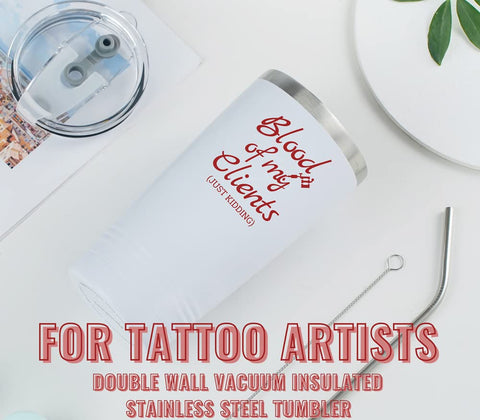 Onebttl tumbler con caja regalo, regalo perfecto para tatuadores.