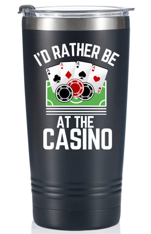 Onebttl vaso casino 20oz con aislamiento doble mantiene bebidas frías por horas.
