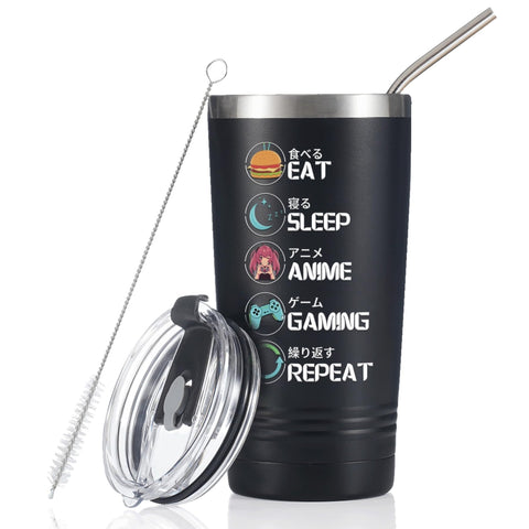 Onebttl vaso térmico 20oz con diseño anime para llevar a cualquier lugar