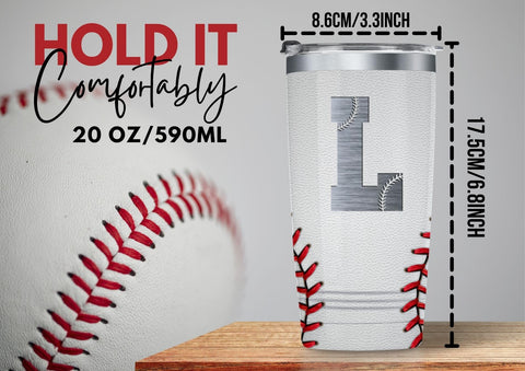 Onebttl vaso termico béisbol doble pared aislante para mantener temperatura.