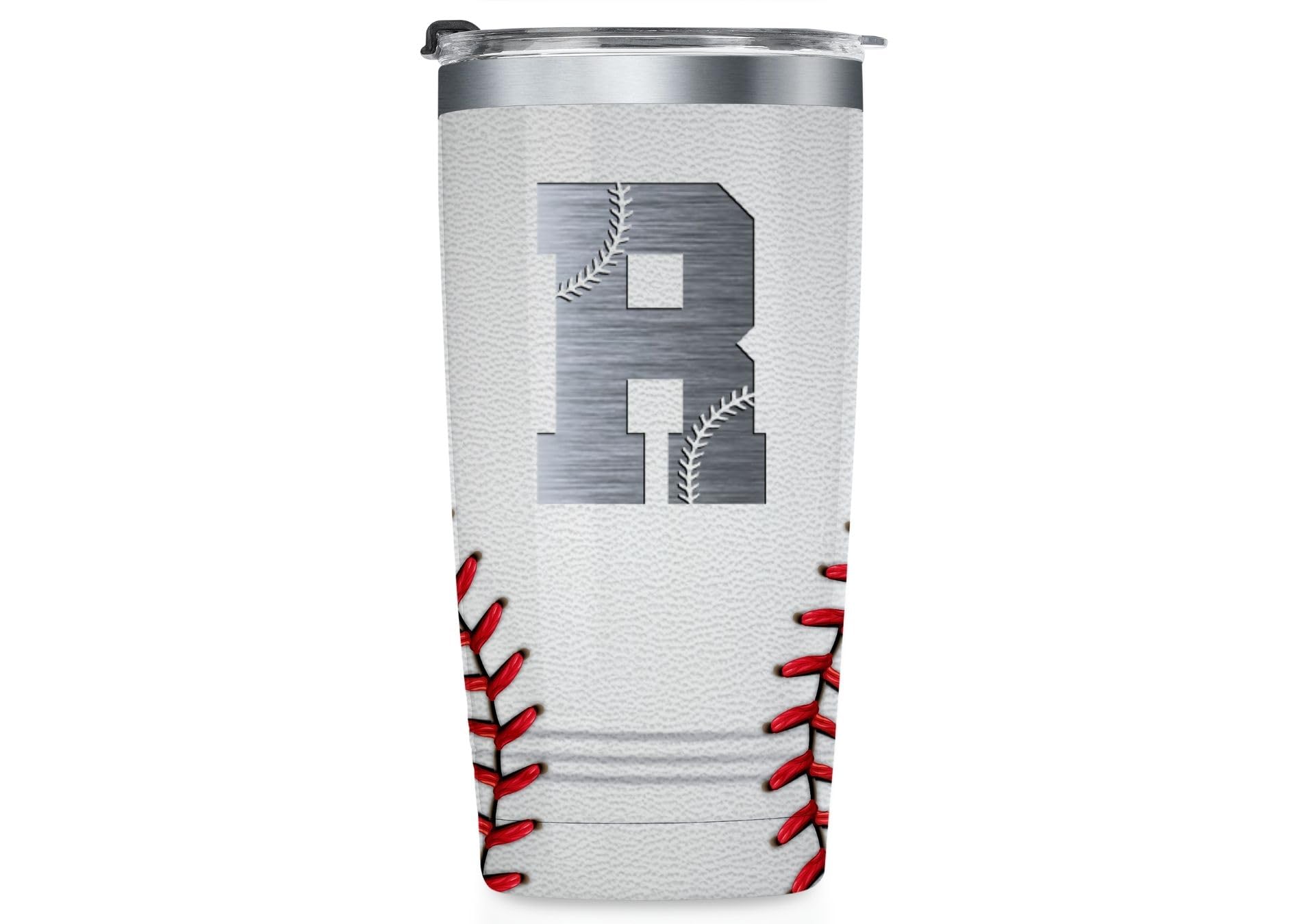 Onebttl vaso termico béisbol con iniciales láser, regalo personalizado.