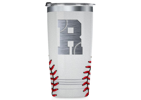 Onebttl vaso termico béisbol con iniciales láser, regalo personalizado.