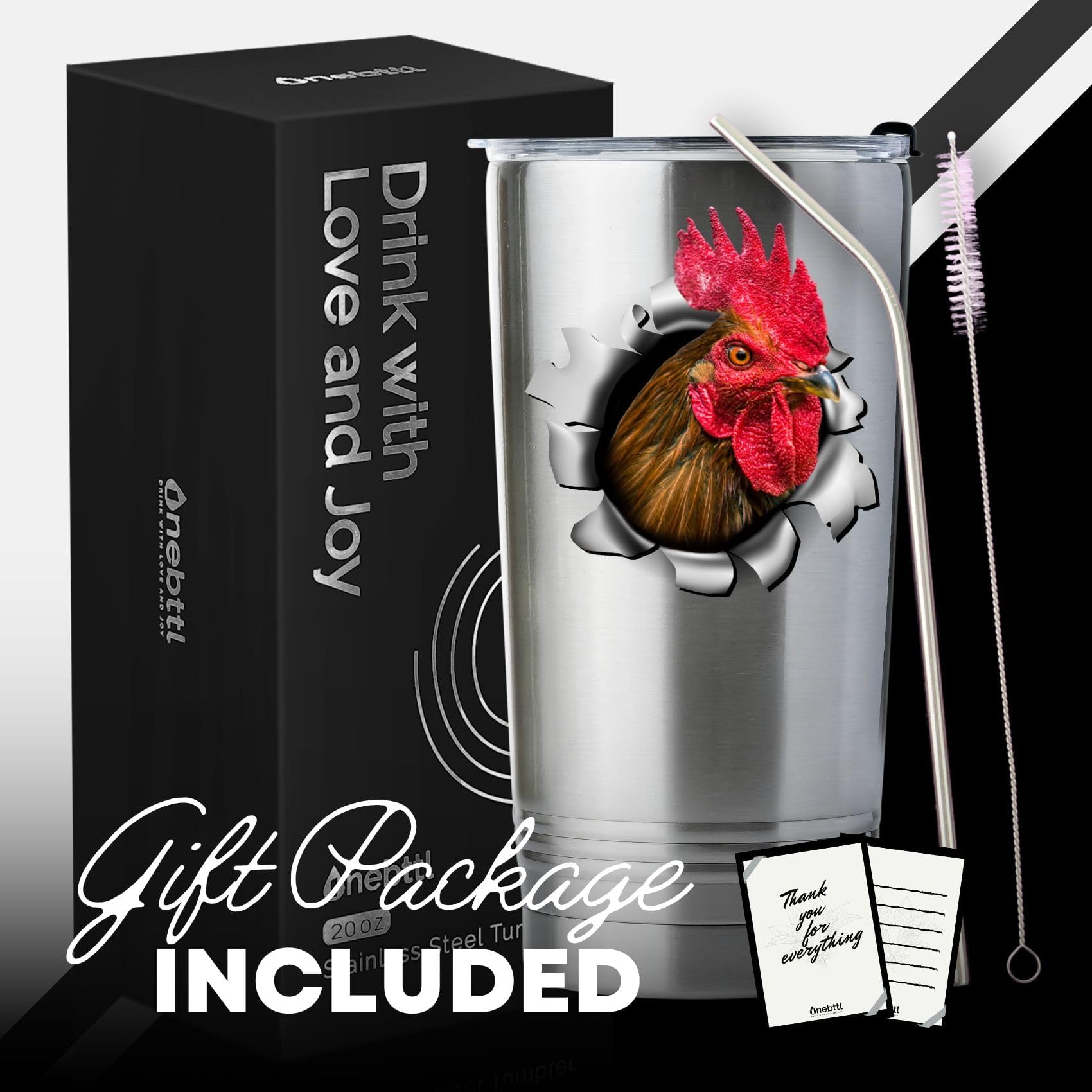 Onebttl vaso termico de 590 ml para café, té o bebidas frías.