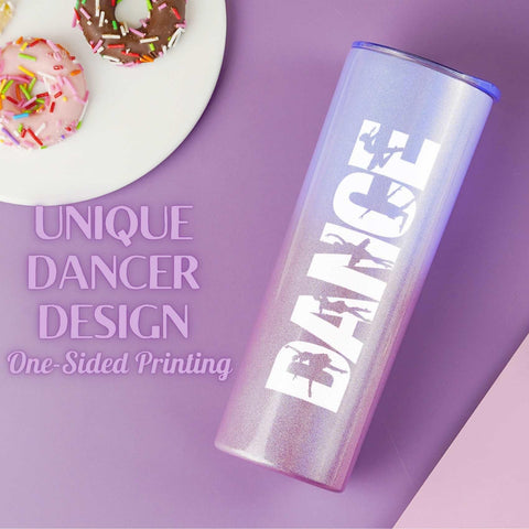 Onebttl vaso termico danza rosa morado, perfecto para recitales.