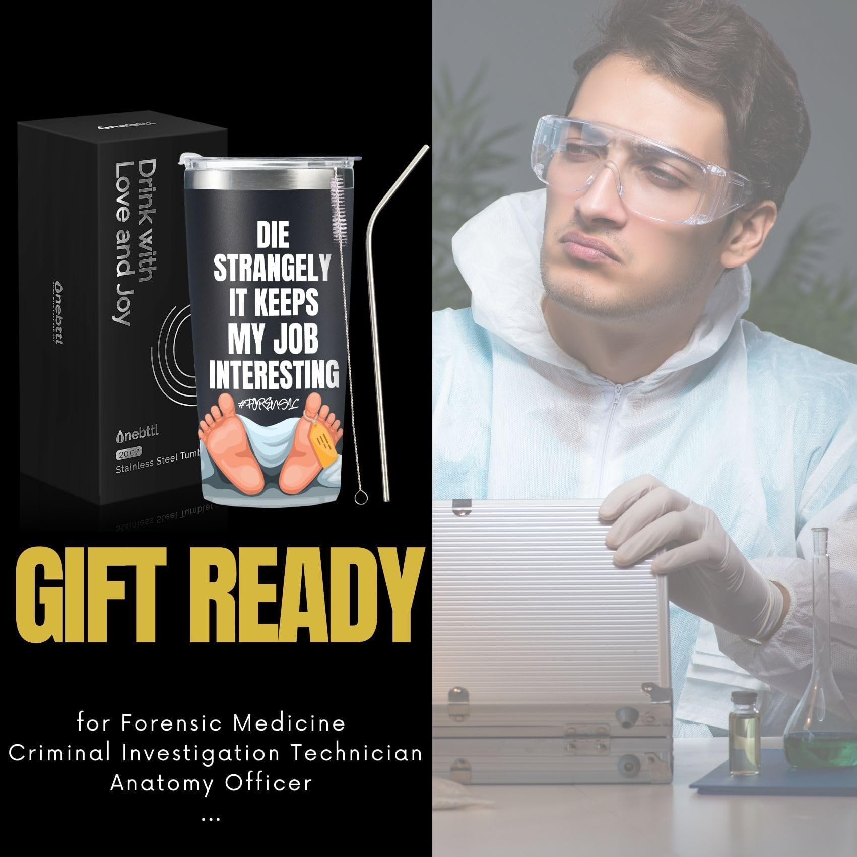 Onebttl vaso termico tapa transparente y cierre seguro
