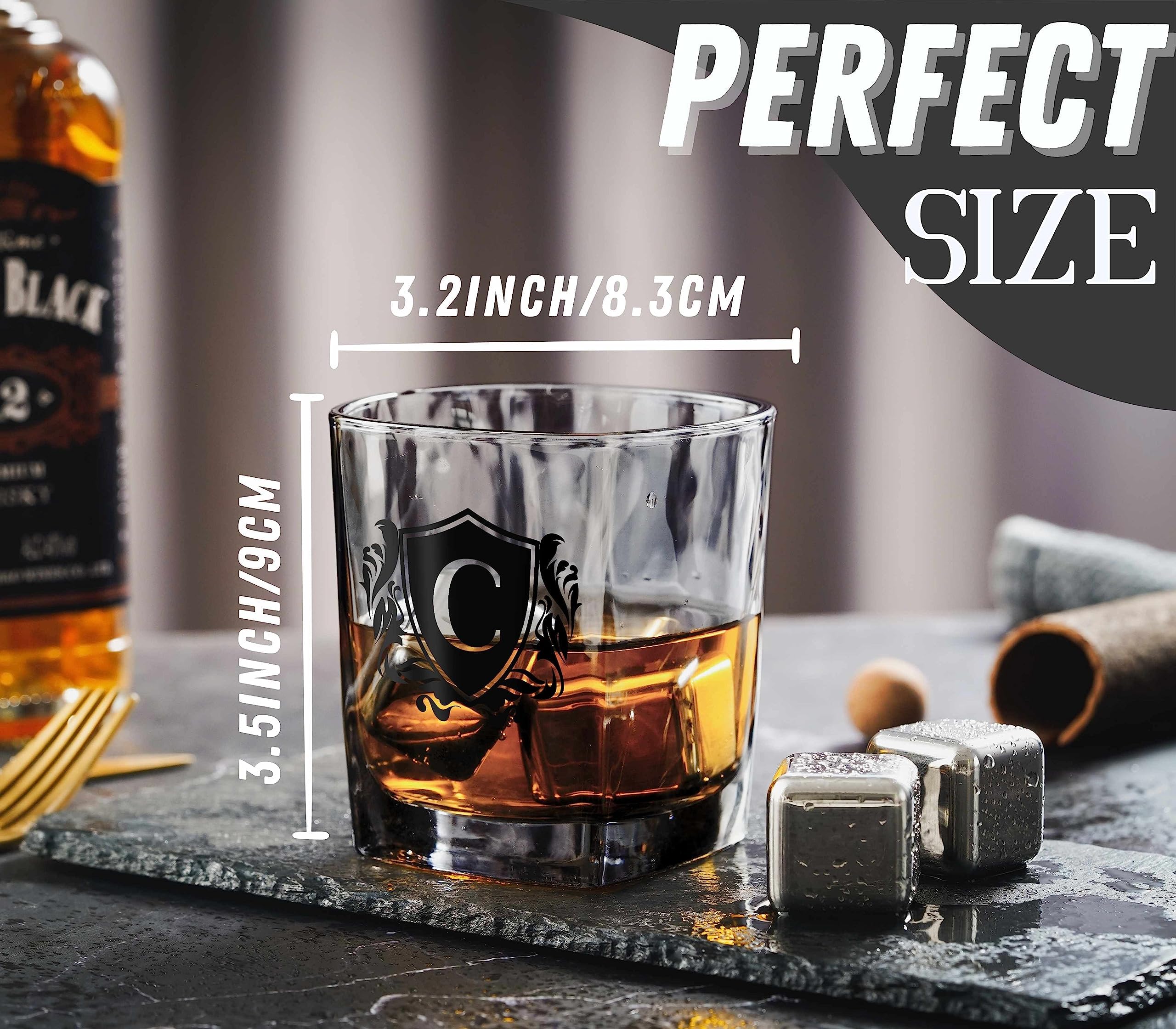 Onebttl vaso whisky brillo, acabado elegante para momentos especiales.
