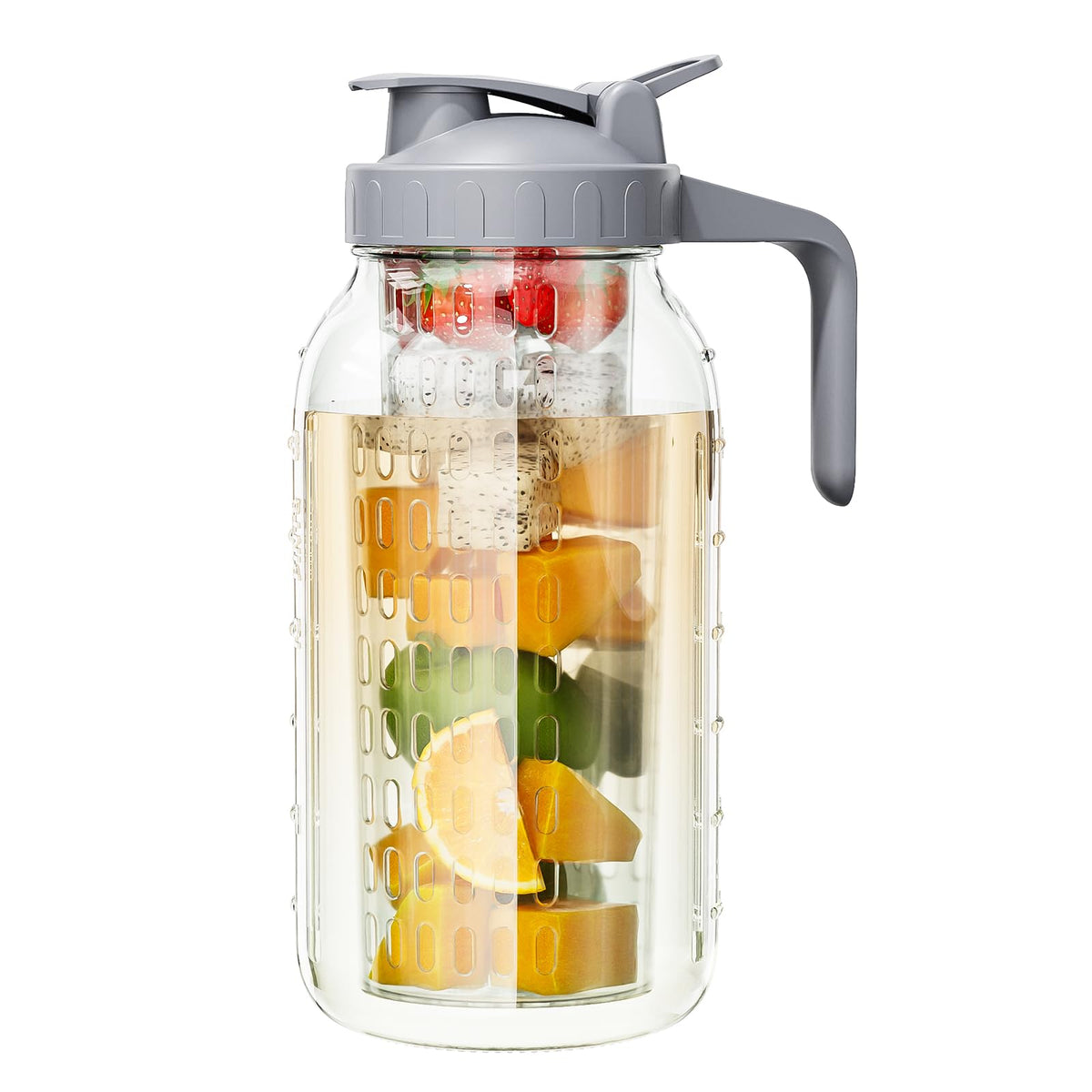 OneDream jarra infusora de fruta 64oz, vertido suave para bebidas frescas.