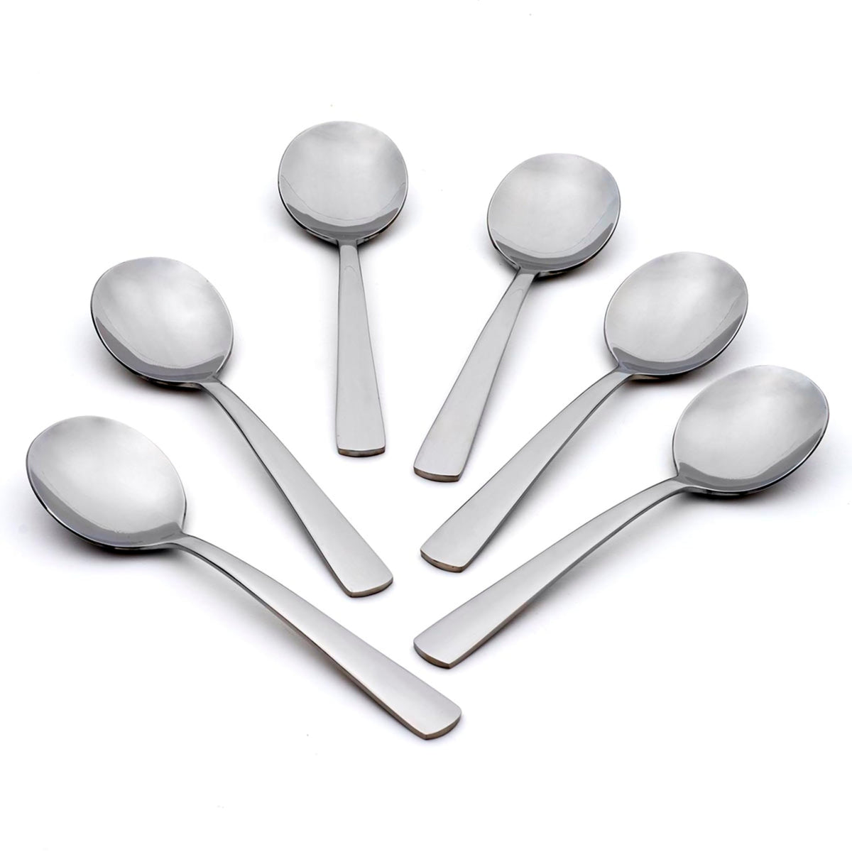 Oneida Aptitude juego de 6 cucharas de sopa, ideal para comidas diarias