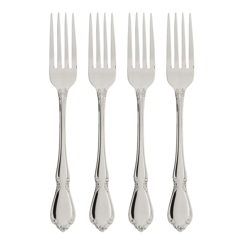 Oneida Chateau: tenedor de cena set de 4, ideal para cenas elegantes.