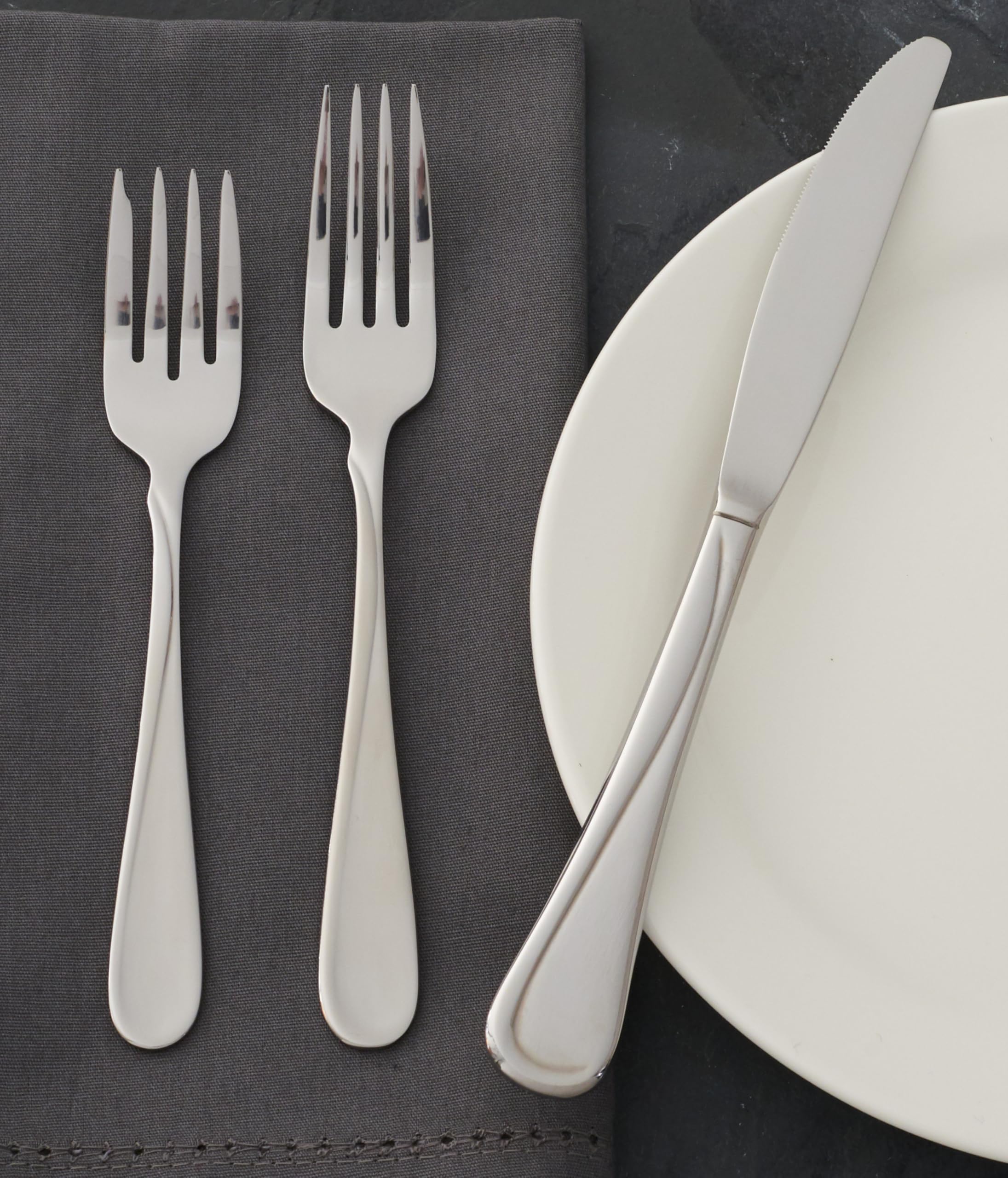 Oneida Flight, conjunto de 6 tenedores para una mesa moderna.