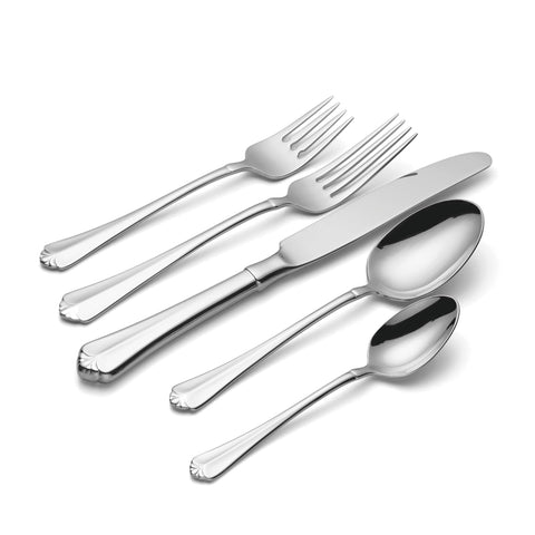 Oneida Juilliard, cuchara de cena, acabado suave para comidas en familia.