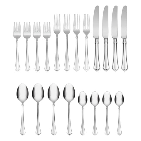 Oneida Juilliard, cuchillo de cena brillo, diseño elegante para mesas formales.