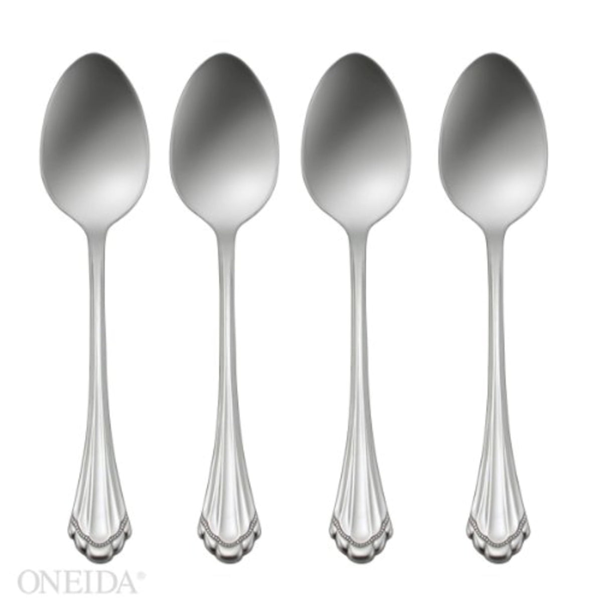 Oneida Marquette: cucharitas con brillo espejo para una mesa elegante.