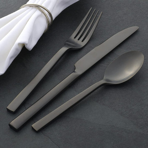 Oneida Mesa del Chef Negro 20 piezas, garantía limitada para mayor confianza a largo plazo.