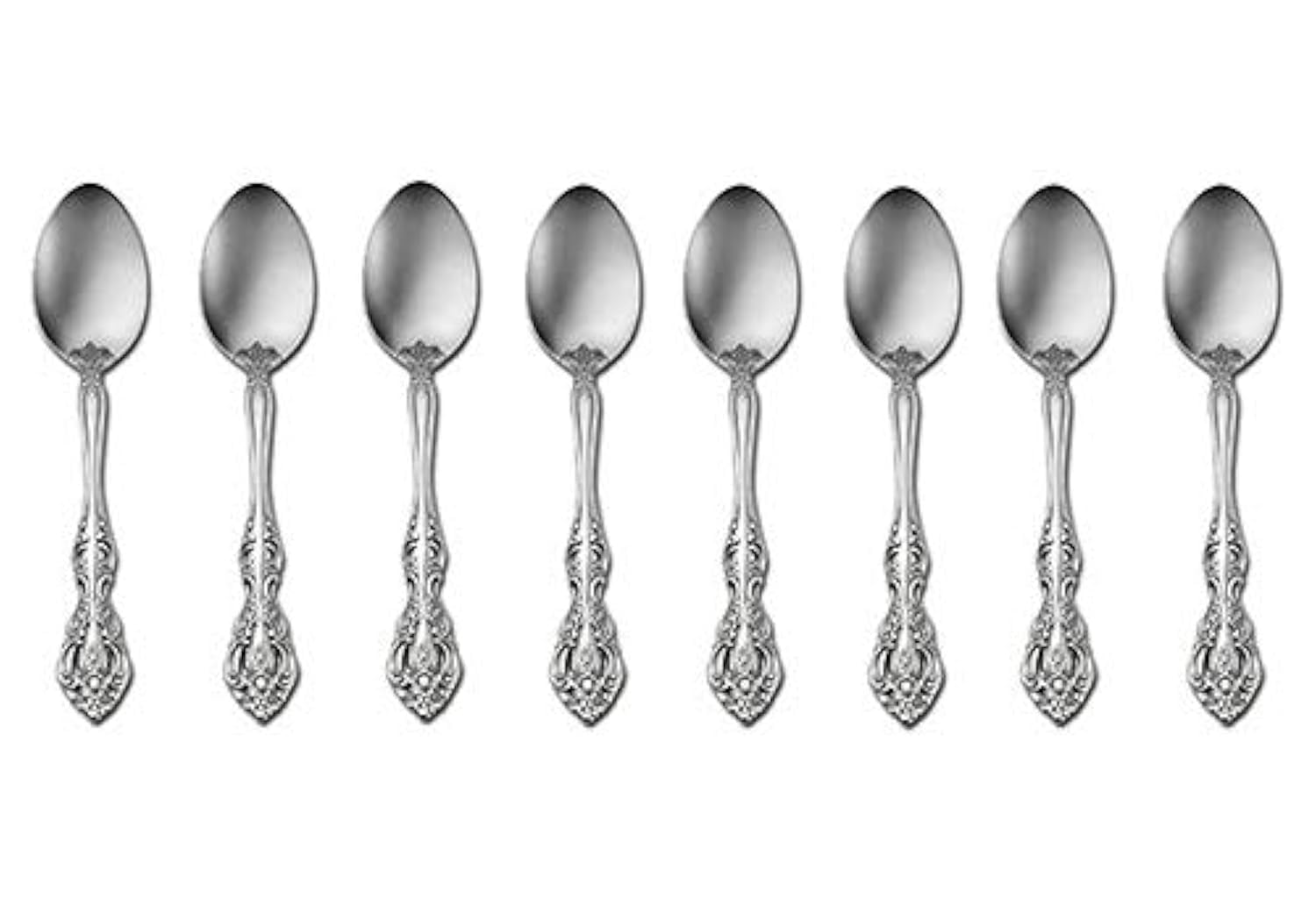 Oneida Michelangelo cucharita de té, conjunto de ocho, ideal para desayunos y té diario