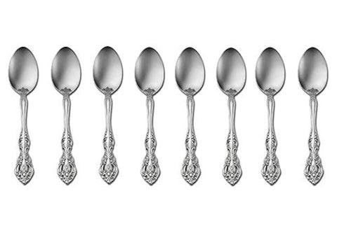 Oneida Michelangelo cucharita de té, conjunto de ocho, ideal para desayunos y té diario