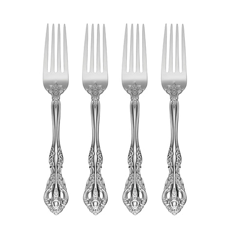 Oneida Michelangelo tenedor de cena 4 unidades, ideal para cenas formales y servicio diario.