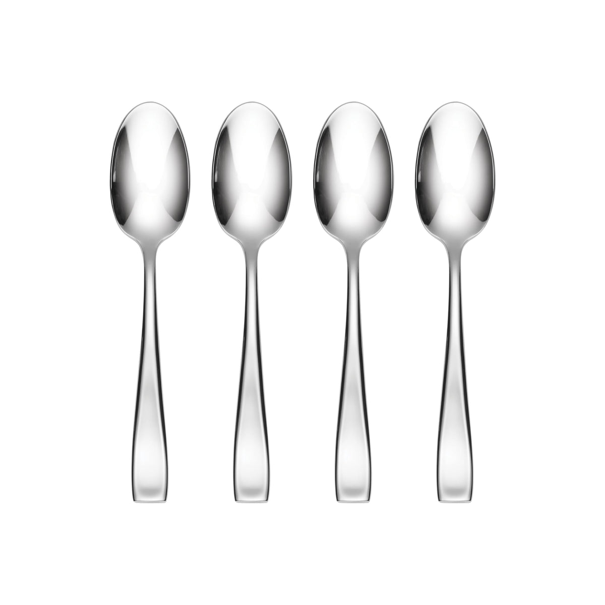 Oneida Moda Cucharitas con acabado espejo para una mesa formal y elegante.