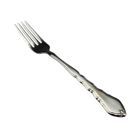 Oneida Satinique: tenedor de cena de 7-3/8 pulgadas para mesas formales.