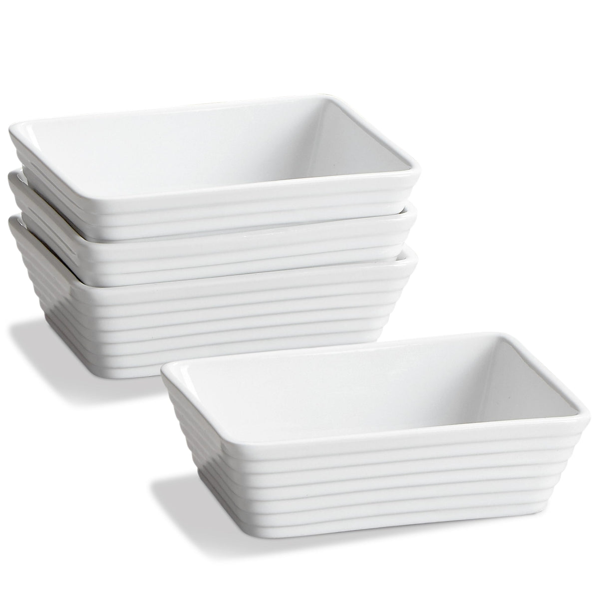 ONEMORE plato-horno-rectangular: porciones individuales y horneados uniformes.