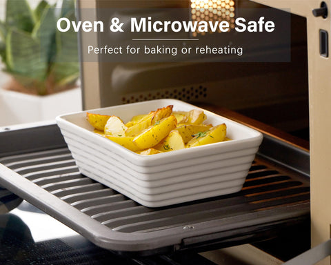 ONEMORE recipiente-ceramico-resistente: distribución de calor pareja para recetas caseras.