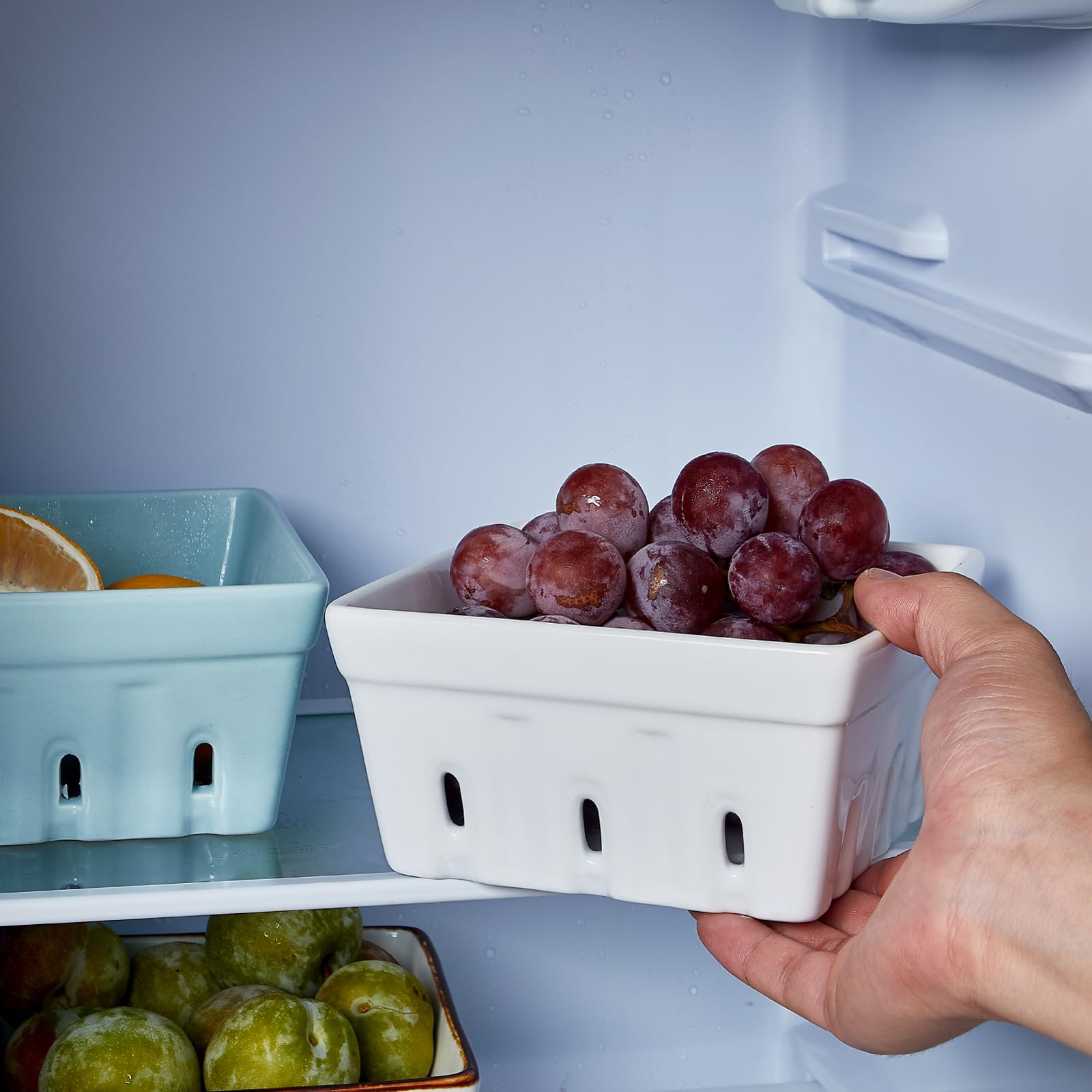 ONEMORE uso múltiple para colar y almacenar frutas cerámicas.
