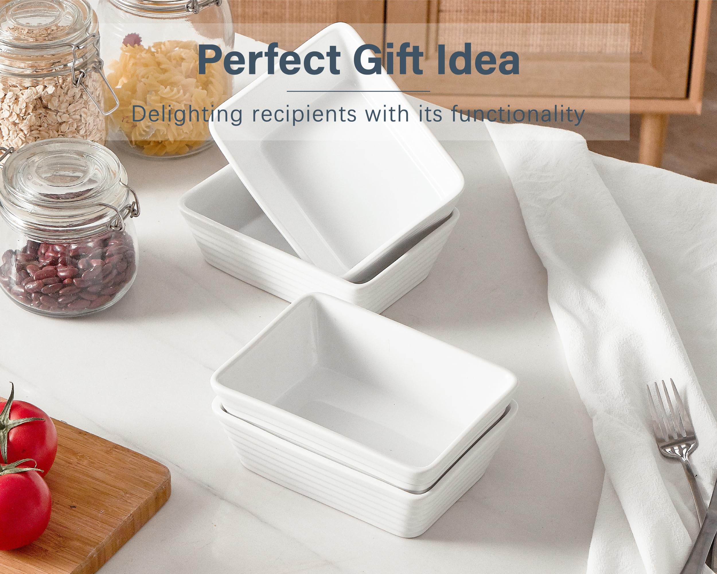 ONEMORE uso-versatil-cocina: apto para hornear, gratinar y servir.