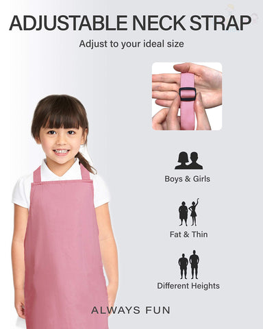 Delantal ONEOMI lavable a máquina, práctico para familias ocupadas.