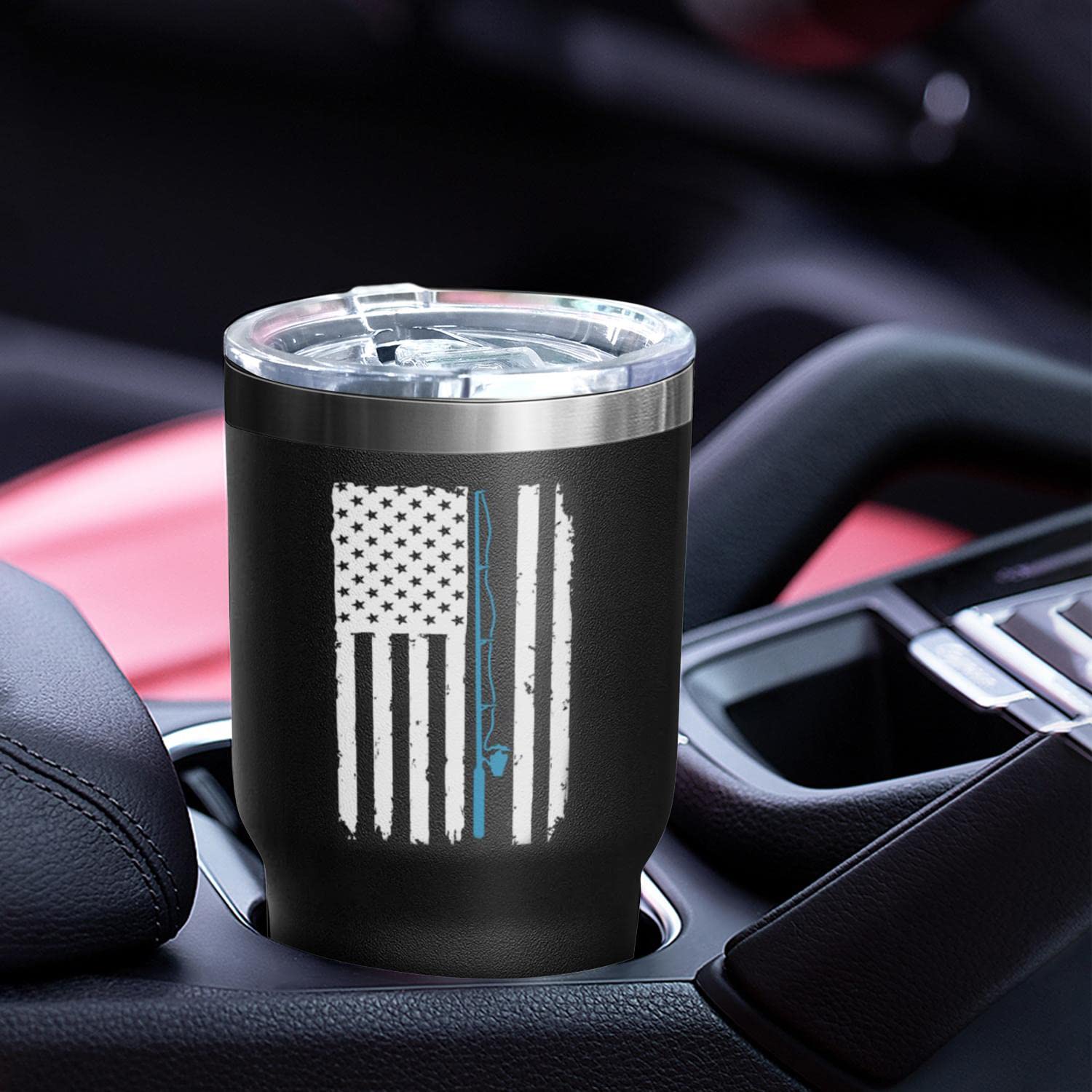 Onfnteac Tumbler de 30 oz, alta capacidad para rutas largas.