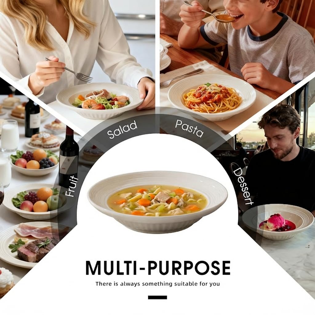 Conjunto OniAnt de tazones multifuncionales para sopa, pasta y ensaladas