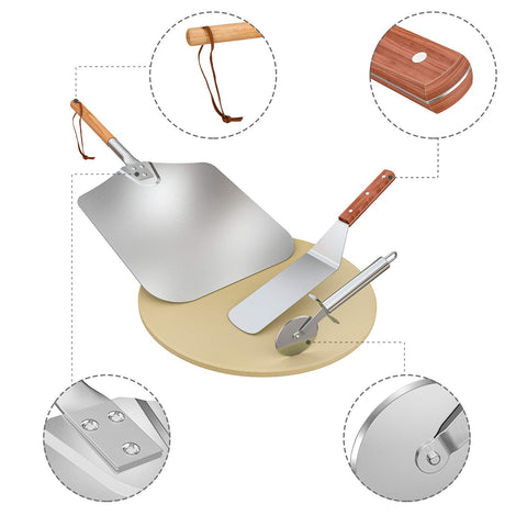 Onlyfire cortador de pizza acero inoxidable para porciones rápidas
