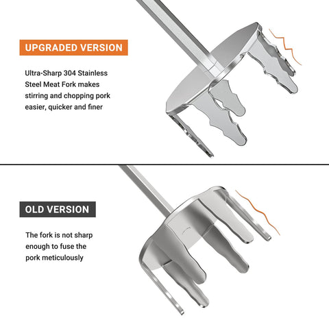 Onlyfire deshebrador carne para taladro manual facilita preparación.