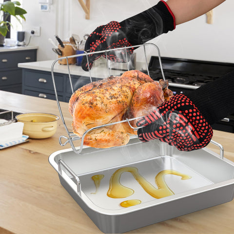 Manijas ergonómicas Onlyfire para transportar el pavo sin esfuerzo