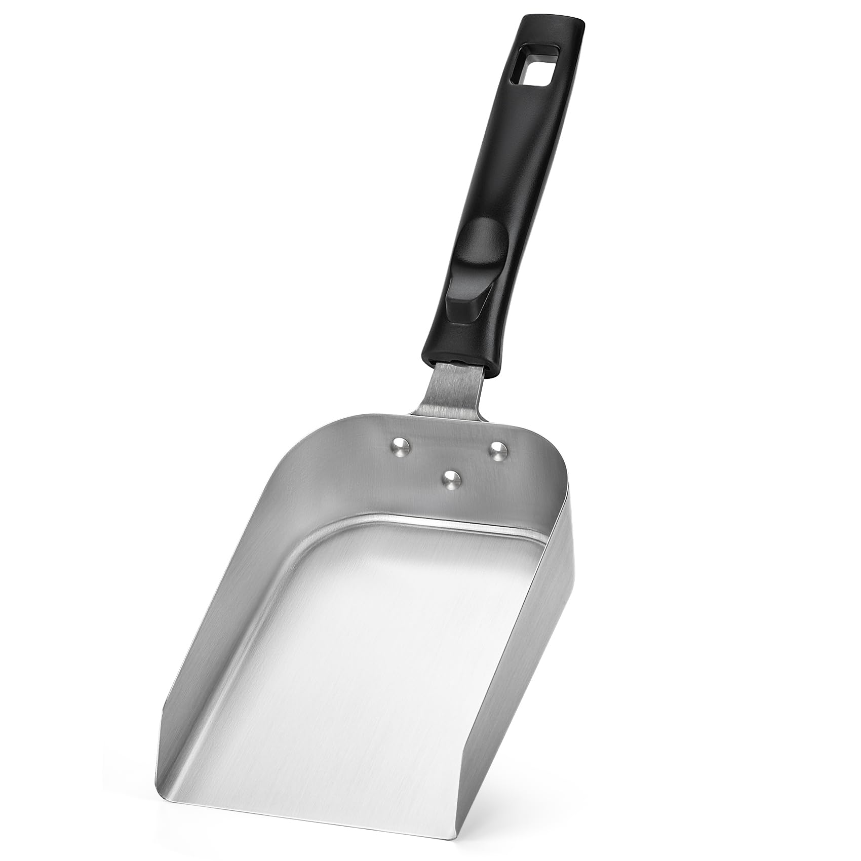 onlyfire paleta-grill-acero-inoxidable para mover verduras grandes con facilidad.