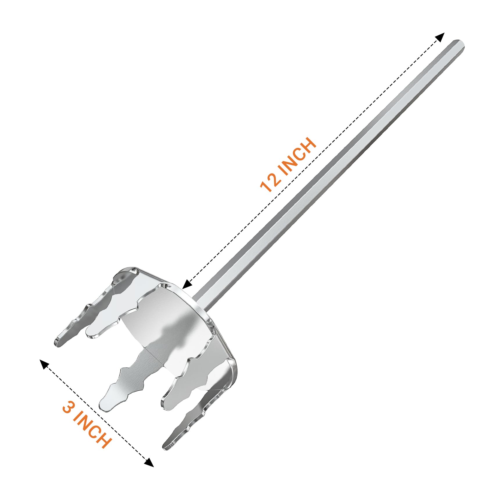 Onlyfire tenedor carne acero inoxidable para cocciones uniformes.