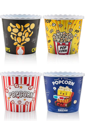 ONONEXPRESS cajas palomitas amarillas, ideales para noches de cine en casa
