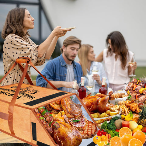 Diseño Onslowe compatible con ahumadores populares para barbacoa de estilo variado.