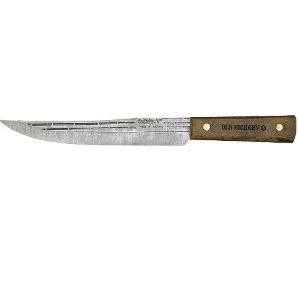 Cuchillo Moteng de Ontario Knives con corte-preciso para rebanar carnes finas.