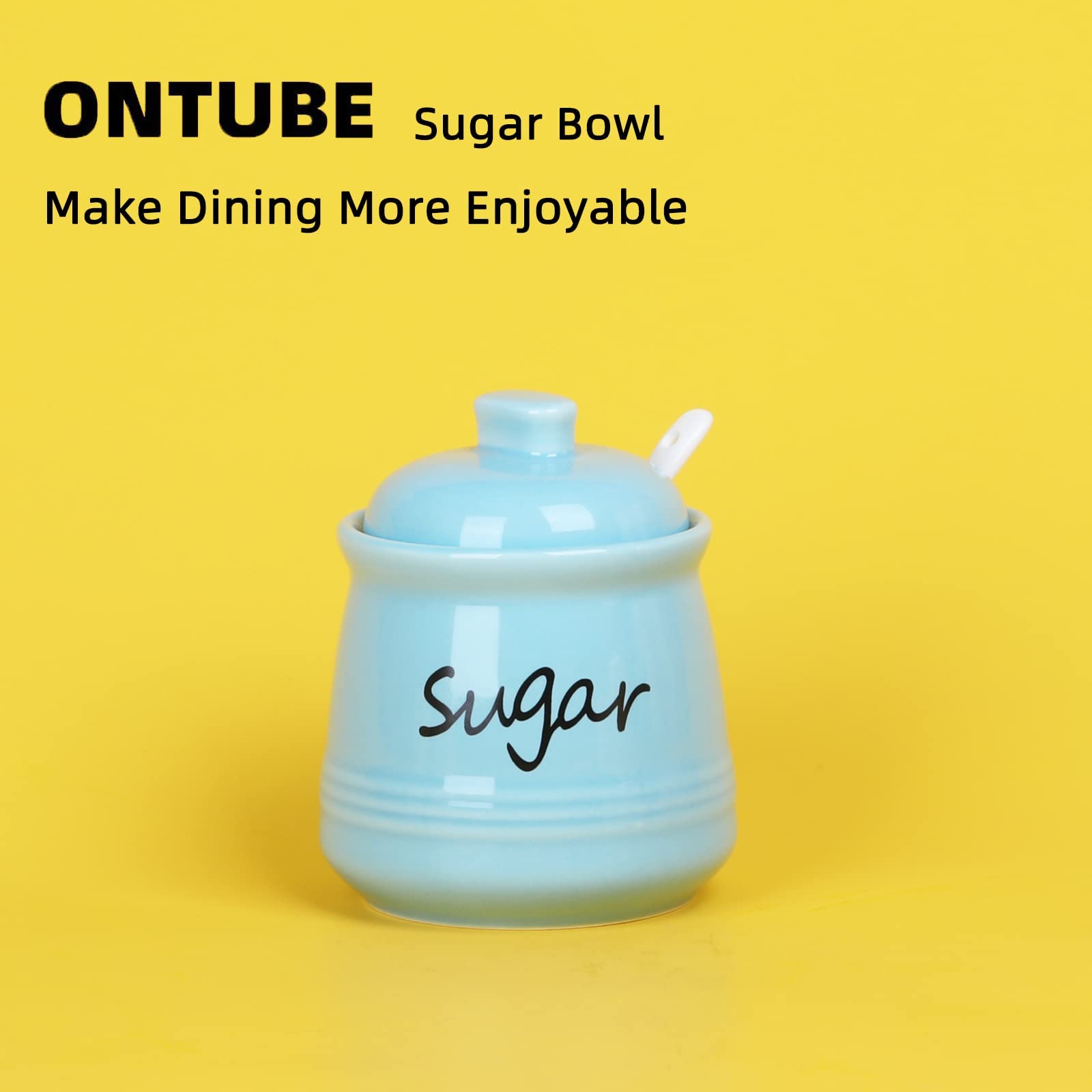 ONTUBE ceramica con tapa apta para lavavajillas y uso diario.