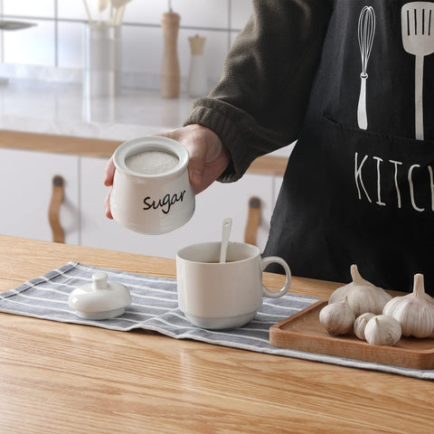 ONTUBE diseño elegante en ceramica blanca, ideal para hogar, hotel o cafeteria.