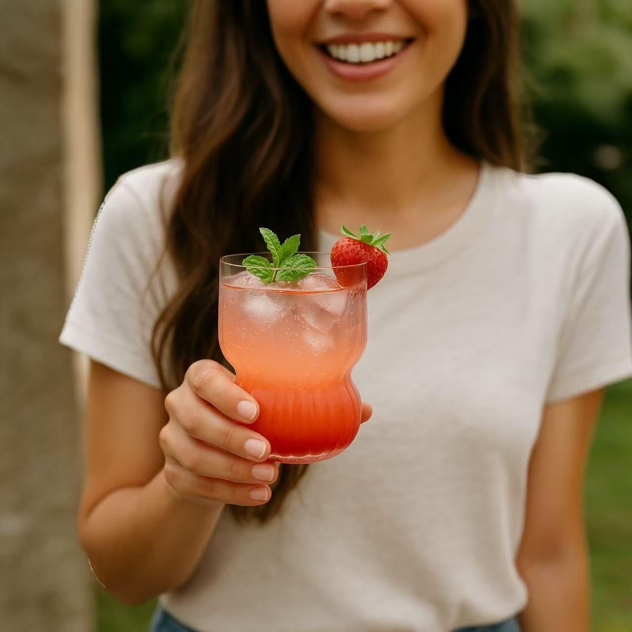 Vasos Oojami para eventos corporativos y reuniones, fáciles de manejar.