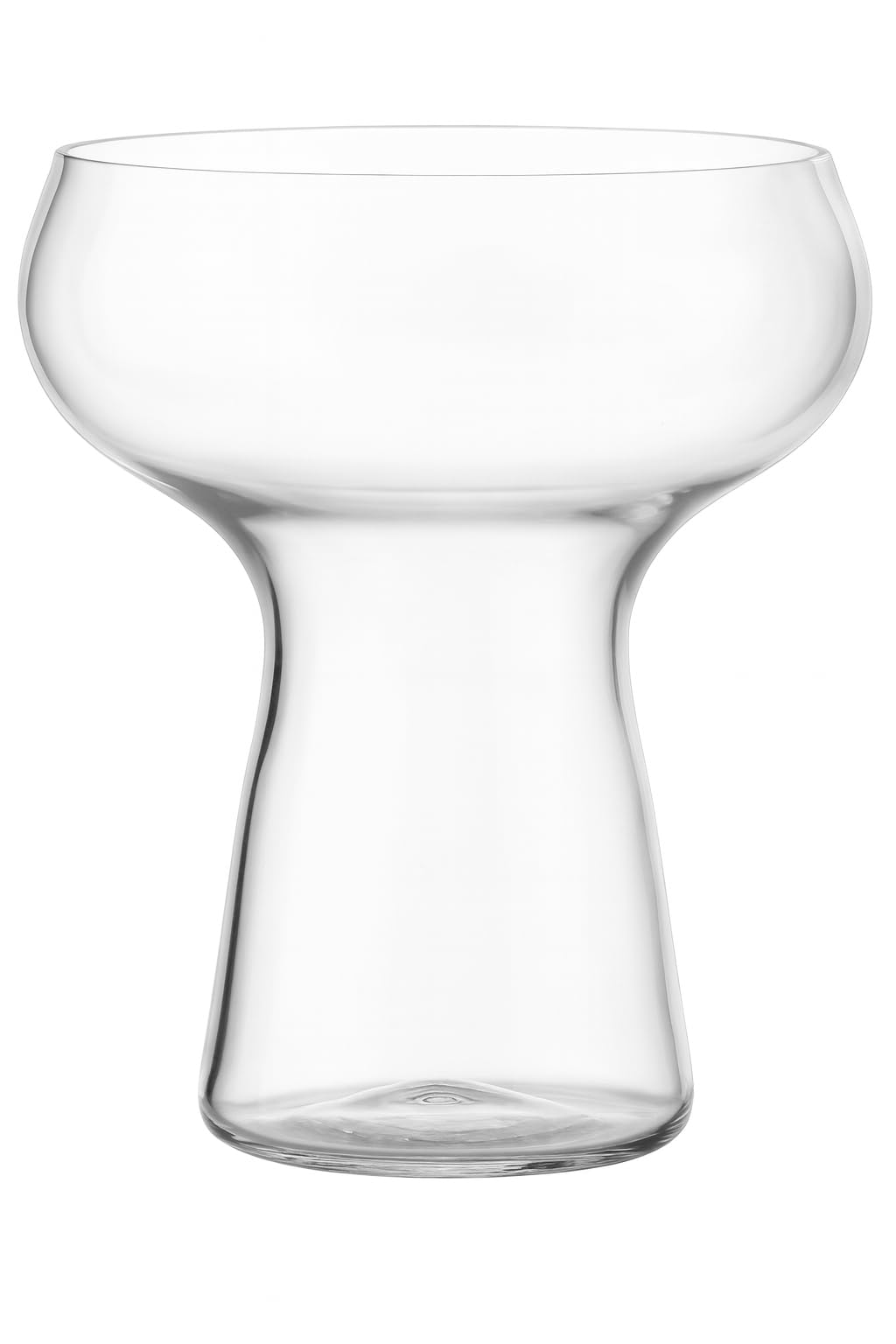 Vaso margarita transparente Lunara, de Oojami, opción práctica para grandes reuniones.
