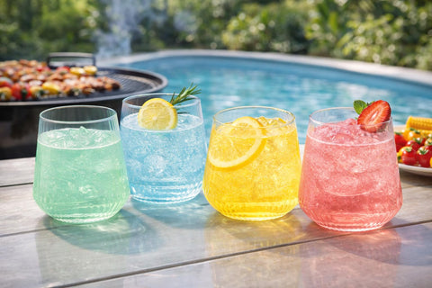 Vaso Oojami 12oz para vino con borde suave, cómodo de beber