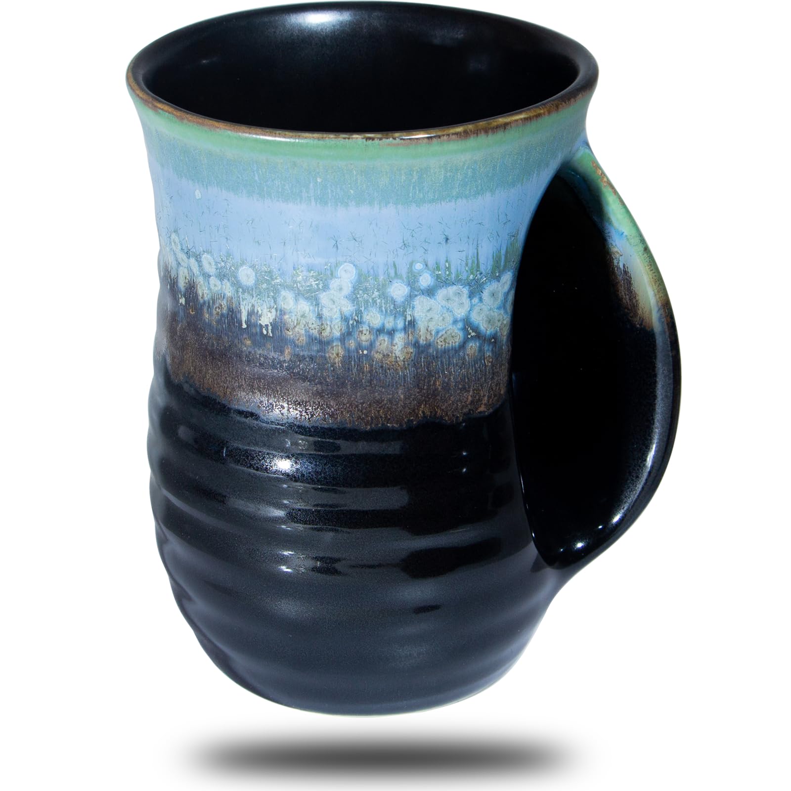 oojdzoo taza calentadora mano ceramica, ideal para café caliente.