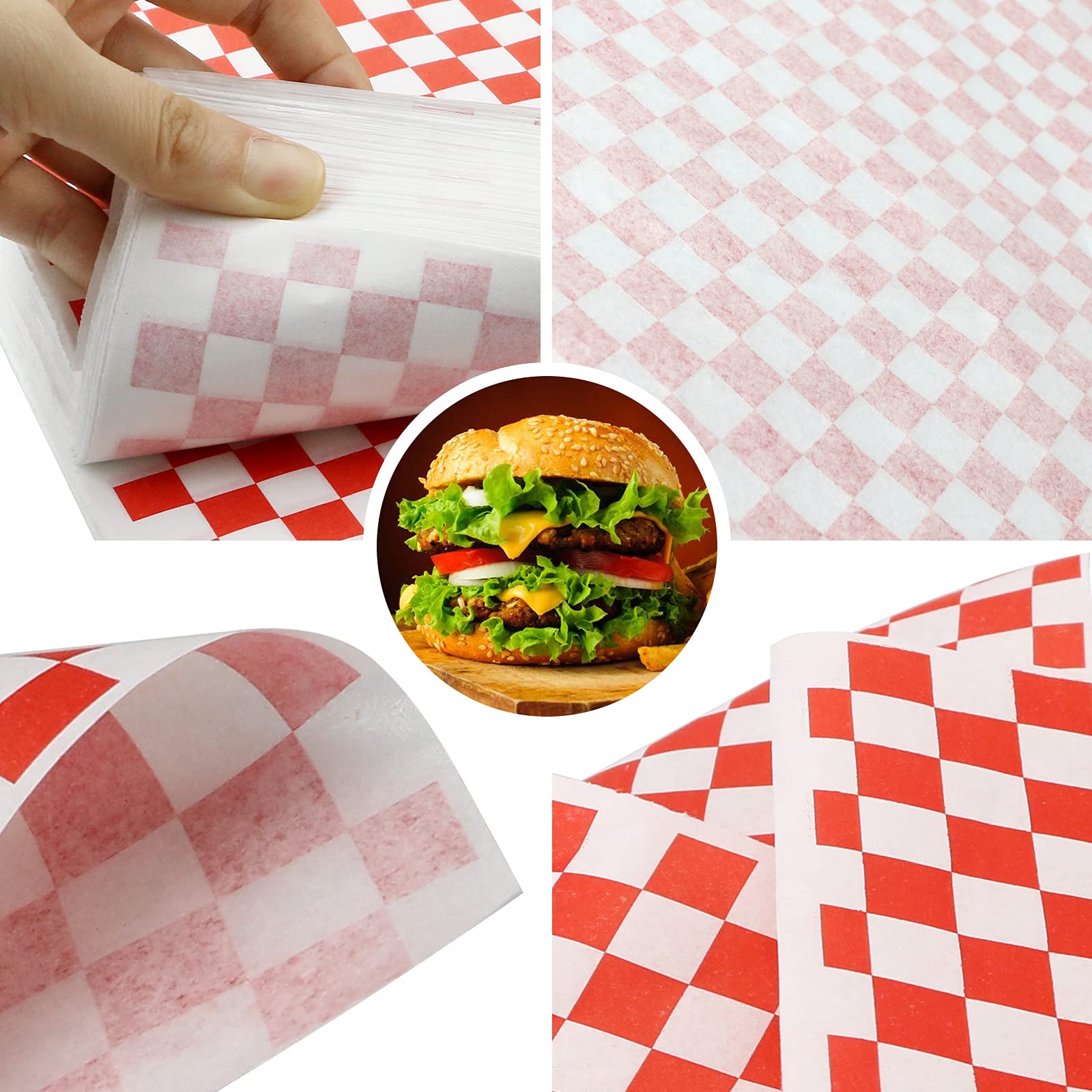 Ideal para presentar bocadillos y catering en bandejas y cestas