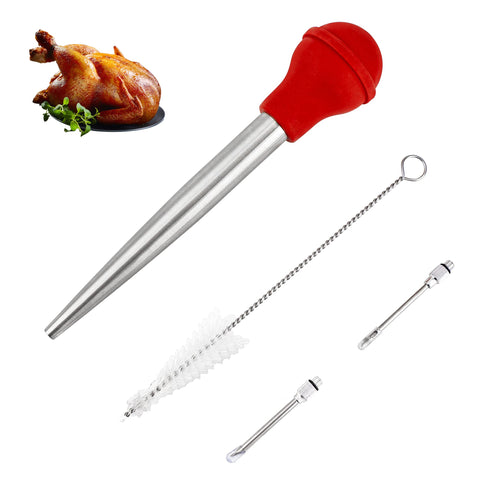 Conjunto inyector para pavo de Omoojee para sazonar con precisión.