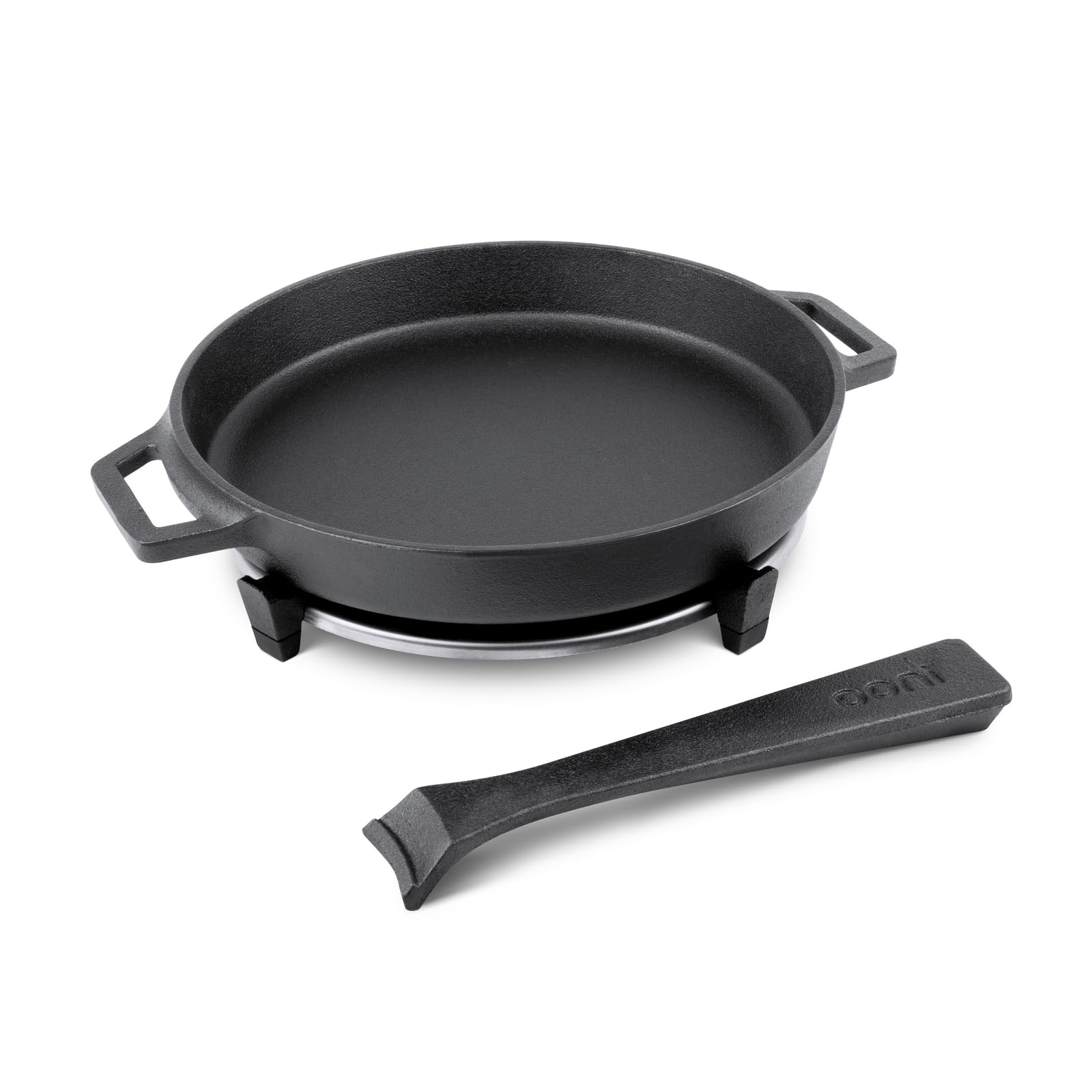 Ooni sarten hierro fundido para horno, ideal para dorar y saltear en casa.