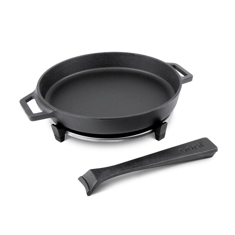 Ooni sarten hierro fundido para horno, ideal para dorar y saltear en casa.