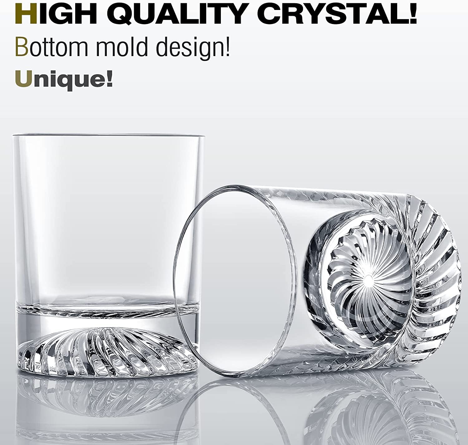 Vaso OPAYLY 12 oz, base pesada para mejor agarre